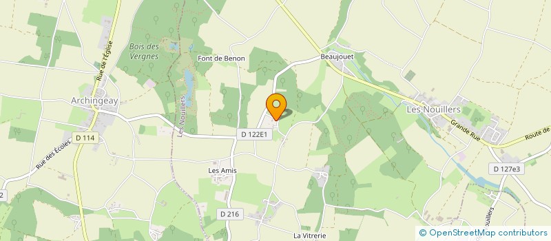 localisation de l'entreprise MONSIEUR DIDIER GIRARD  LES NOUILLERS