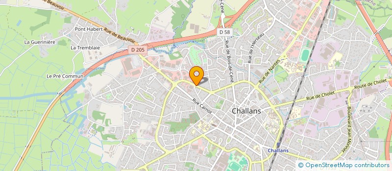 localisation de l'entreprise MONSIEUR DIDIER GIRARD à CHALLANS