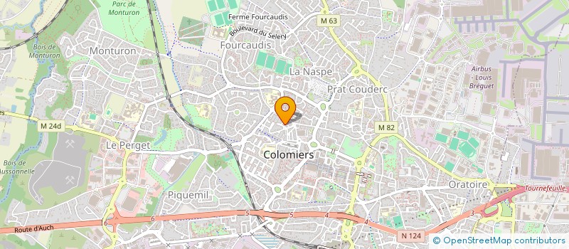 localisation de l'entreprise MONSIEUR DIDIER GISSINGER à COLOMIERS