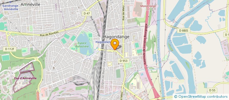 localisation de l'entreprise MONSIEUR DIDIER GITTER à MONDELANGE
