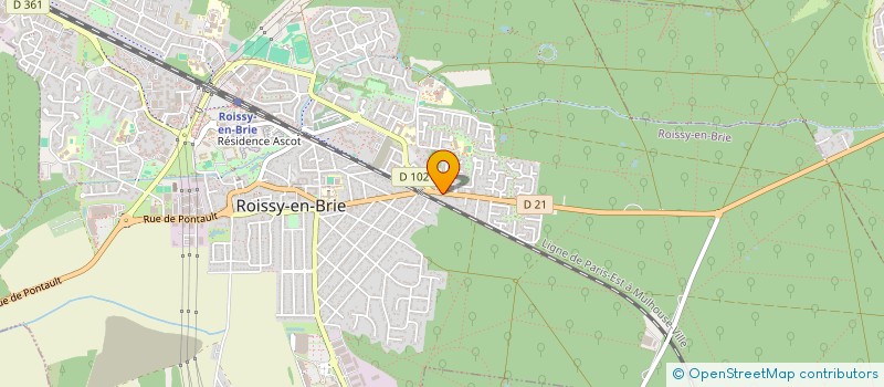 localisation de l'entreprise MONSIEUR DIDIER GLANDIER  ROISSY EN BRIE