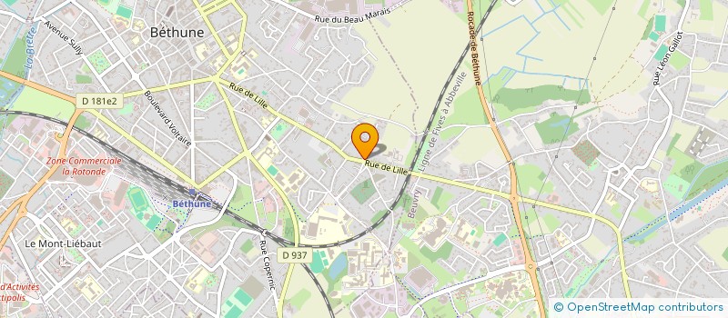 localisation de l'entreprise MONSIEUR DIDIER GLINATSIS  BETHUNE