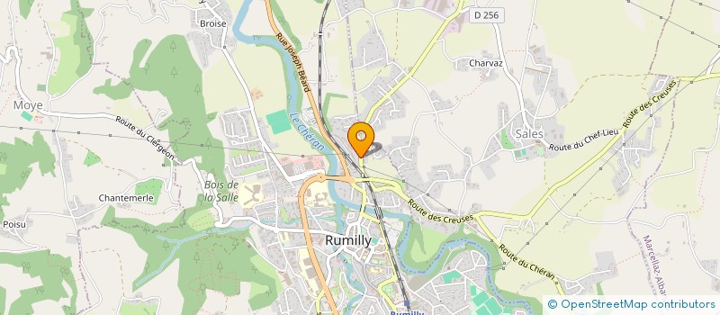 localisation de l'entreprise MONSIEUR DIDIER GOAPER  RUMILLY