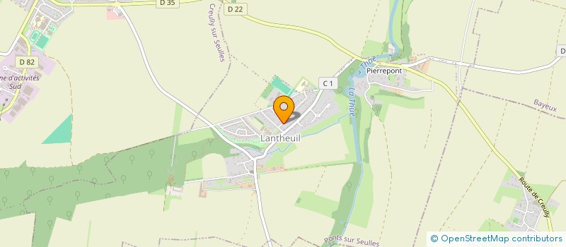 localisation de l'entreprise MONSIEUR DIDIER GODARD  PONTS SUR SEULLES