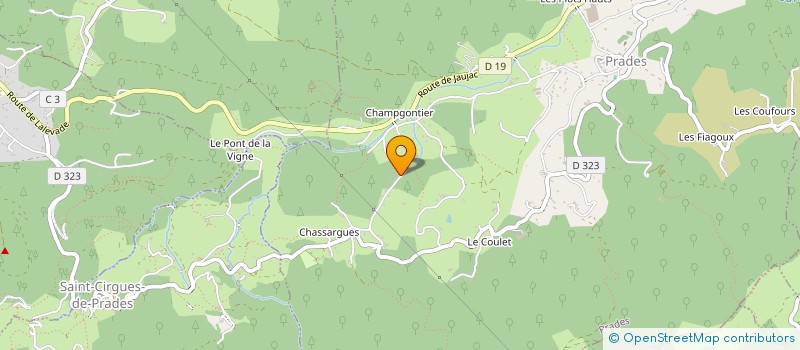 localisation de l'entreprise MONSIEUR DIDIER GOGUET  PRADES