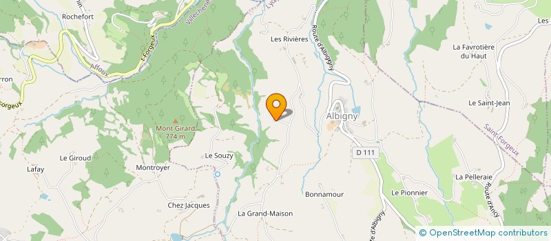 localisation de l'entreprise MONSIEUR DIDIER GONIN  MONTROTTIER