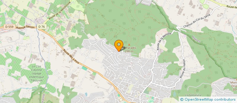 localisation de l'entreprise MONSIEUR DIDIER GONON  CARQUEIRANNE