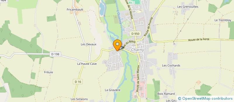 localisation de l'entreprise MONSIEUR DIDIER GONSARD à CHARNY OREE DE PUISAYE
