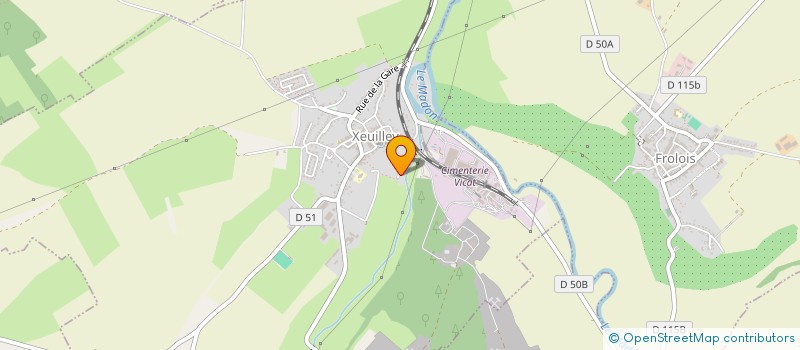 localisation de l'entreprise MONSIEUR DIDIER GONZATTO  XEUILLEY