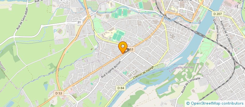 localisation de l'entreprise MONSIEUR DIDIER GOTHON  ROANNE