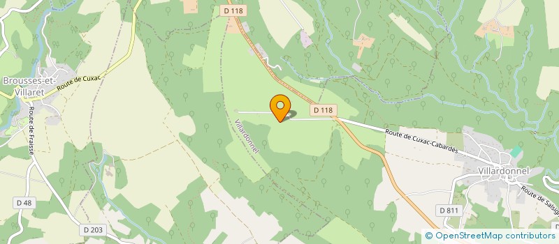 localisation de l'entreprise MONSIEUR DIDIER GOTTI  VILLARDONNEL