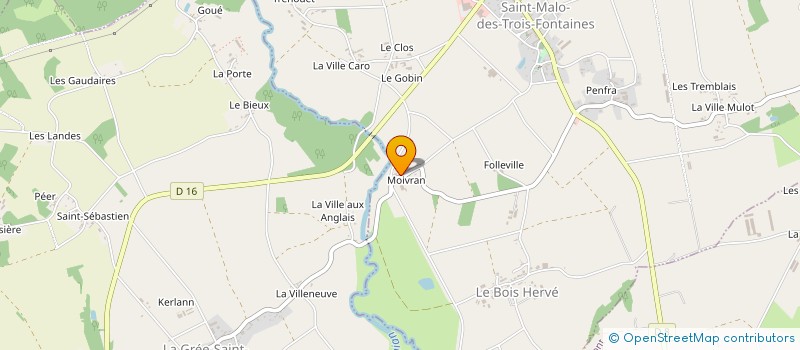 localisation de l'entreprise MONSIEUR DIDIER GOUEDO à SAINT-MALO-DES-TROIS-FONTAINES