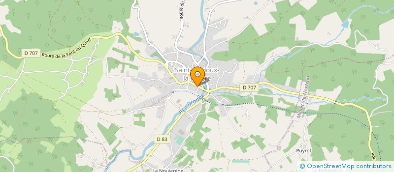 localisation de l'entreprise MONSIEUR DIDIER GOURAUD  SAINT-PARDOUX-LA-RIVIERE