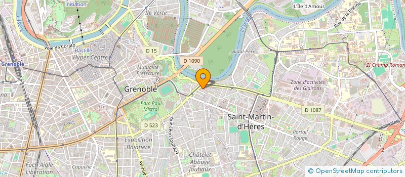 localisation de l'entreprise MONSIEUR DIDIER GOURDEAU à GRENOBLE