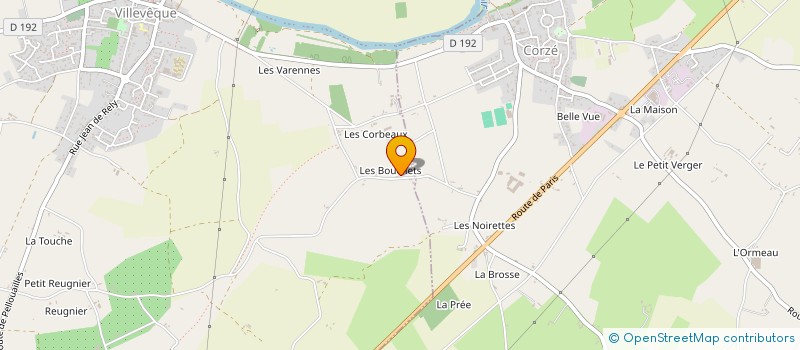 localisation de l'entreprise MONSIEUR DIDIER GOURIOU à RIVES-DU-LOIR-EN-ANJOU