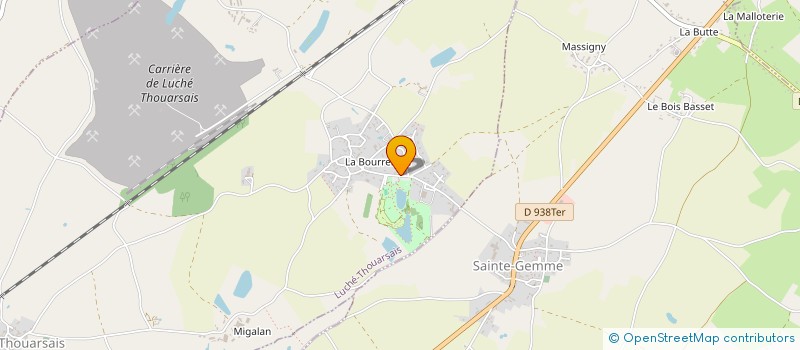 localisation de l'entreprise MONSIEUR DIDIER GRANDVAL  LUCHE-THOUARSAIS