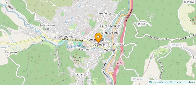 localisation de l'entreprise MONSIEUR DIDIER GREGOIRE à LODEVE