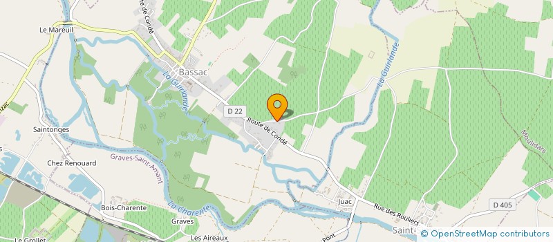 localisation de l'entreprise MONSIEUR DIDIER GRENIER à CHATEAUNEUF-SUR-CHARENTE