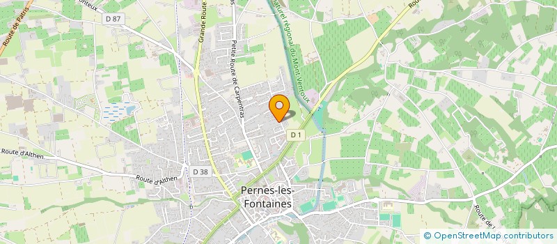 localisation de l'entreprise MONSIEUR DIDIER GRISEL à PERNES-LES-FONTAINES