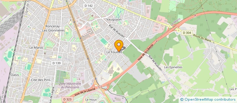 localisation de l'entreprise MONSIEUR DIDIER GUAZZETI à LE MANS
