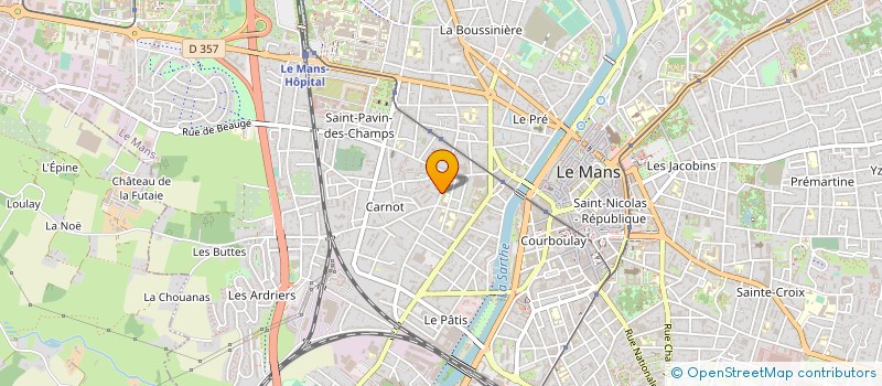 localisation de l'entreprise MONSIEUR DIDIER GUEGUEN  LE MANS