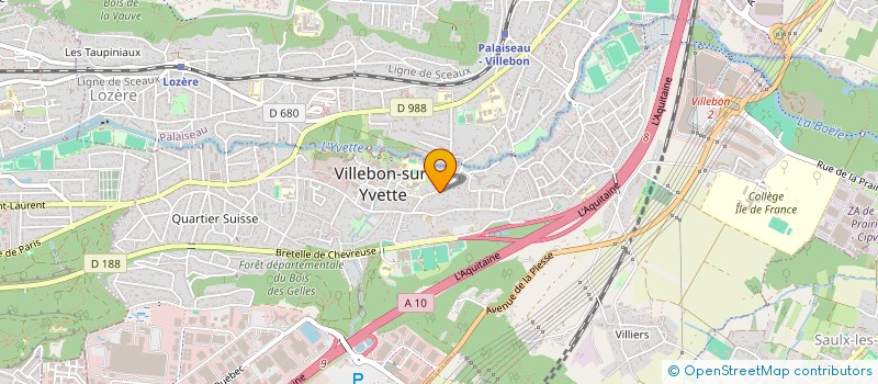 localisation de l'entreprise MONSIEUR DIDIER GUENARDEAU à VILLEBON-SUR-YVETTE