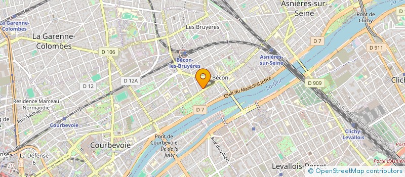 localisation de l'entreprise MONSIEUR DIDIER GUERIN à COURBEVOIE