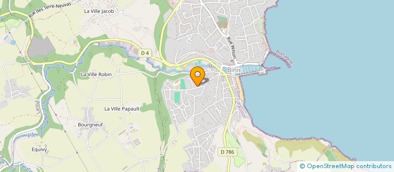 localisation de l'entreprise MONSIEUR DIDIER GUERIN  BINIC-ETABLES-SUR-MER