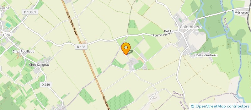 localisation de l'entreprise MONSIEUR DIDIER GUERIN à COLOMBIERS