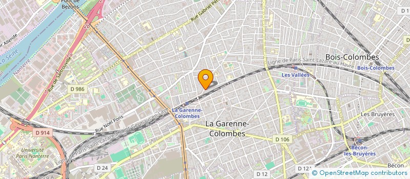 localisation de l'entreprise MONSIEUR DIDIER GUESDON  COLOMBES