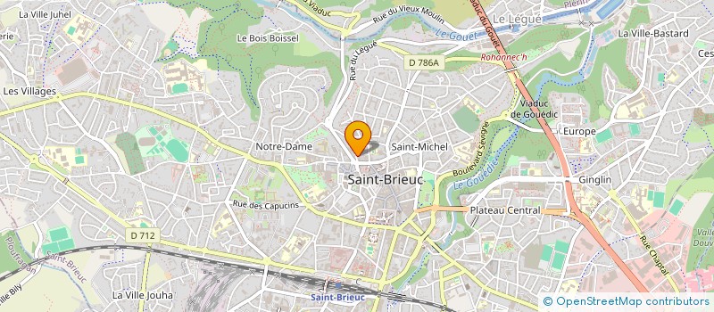 localisation de l'entreprise MONSIEUR DIDIER GUICHARD à SAINT-BRIEUC