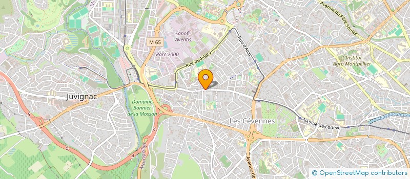 localisation de l'entreprise MONSIEUR DIDIER GUICHON à MONTPELLIER
