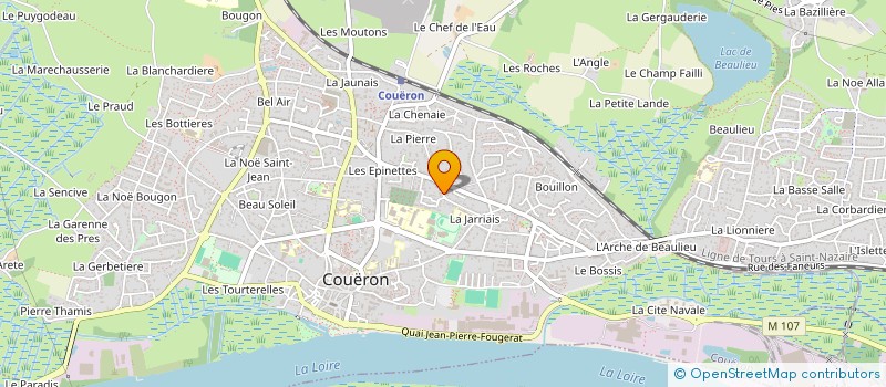 localisation de l'entreprise MONSIEUR DIDIER GUICHON à COUERON