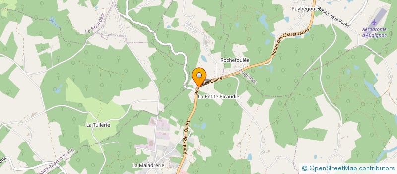 localisation de l'entreprise MONSIEUR DIDIER GUICHOU  NONTRON