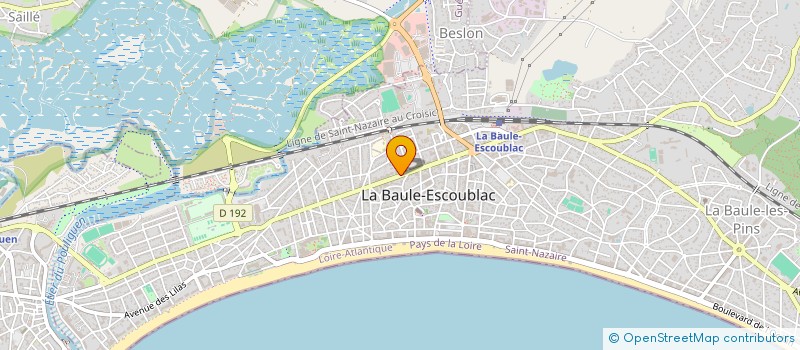 localisation de l'entreprise MONSIEUR DIDIER GUIHENEUF à LA BAULE-ESCOUBLAC