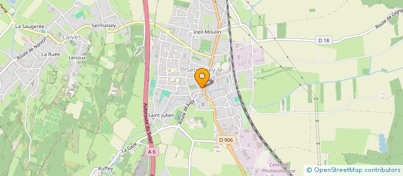 localisation de l'entreprise MONSIEUR DIDIER GUILBERT  SENNECEY-LE-GRAND