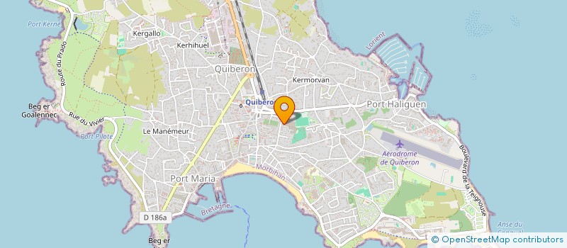 localisation de l'entreprise MONSIEUR DIDIER GUILLAUME à QUIBERON