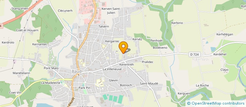 localisation de l'entreprise MONSIEUR DIDIER GUILLEVIC  BAUD