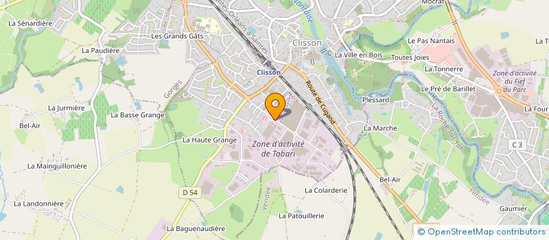 localisation de l'entreprise MONSIEUR DIDIER GUILLOIS à CLISSON