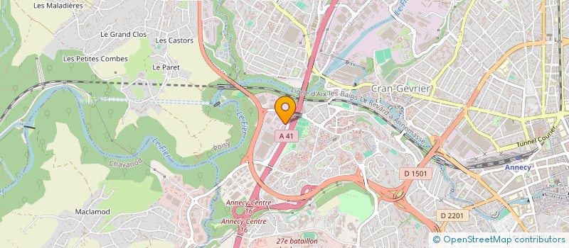 localisation de l'entreprise MONSIEUR DIDIER GURRET à ANNECY