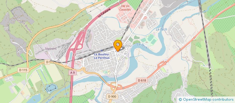 localisation de l'entreprise MONSIEUR DIDIER GUTIERREZ  LE BOULOU