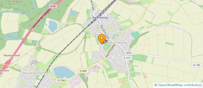 localisation de l'entreprise MONSIEUR DIDIER GUYOZOT  RSCHWOOG