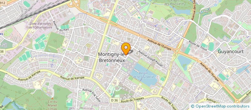 localisation de l'entreprise MONSIEUR DIDIER HAELEWYN  MONTIGNY-LE-BRETONNEUX