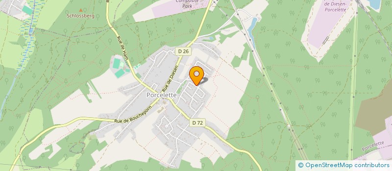 localisation de l'entreprise MONSIEUR DIDIER HAHN  PORCELETTE