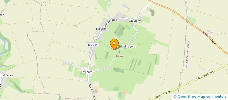 localisation de l'entreprise MONSIEUR DIDIER HAIZE  BERNIERES D'AILLY