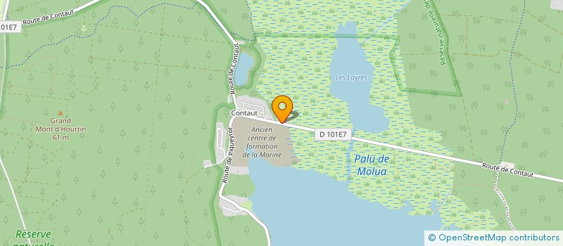 localisation de l'entreprise MONSIEUR DIDIER HALEY  HOURTIN