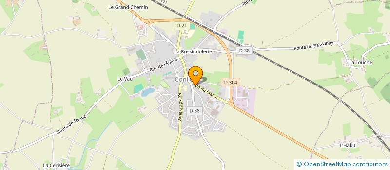 localisation de l'entreprise MONSIEUR DIDIER HAMEY à BERNAY-NEUVY-EN-CHAMPAGNE