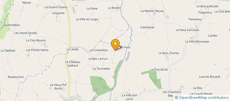 localisation de l'entreprise MONSIEUR DIDIER HAMON  LA MALHOURE