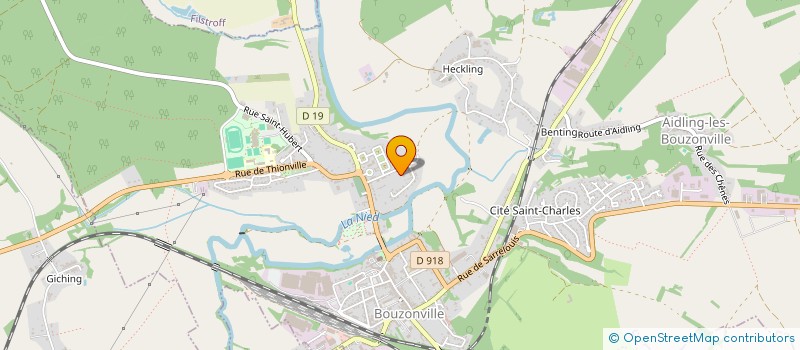 localisation de l'entreprise MONSIEUR DIDIER HAP  BOUZONVILLE