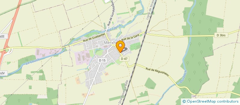 localisation de l'entreprise MONSIEUR DIDIER HECK  MERXHEIM